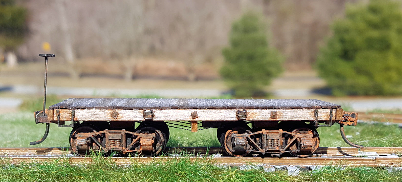 24-Foot Flatcar in HO/HOn3 scale