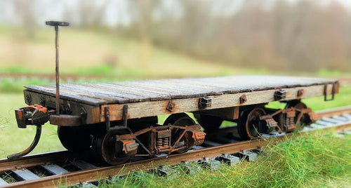 24-Foot Flatcar in HO/HOn3 scale