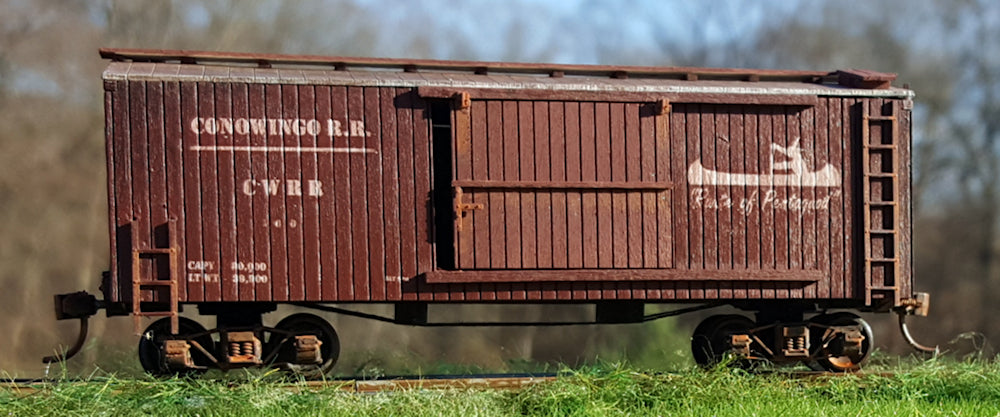 36-Foot Boxcar in HO/HOn3 scale