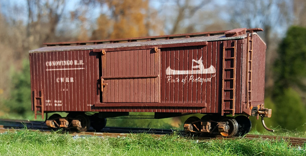 36-Foot Boxcar in HO/HOn3 scale