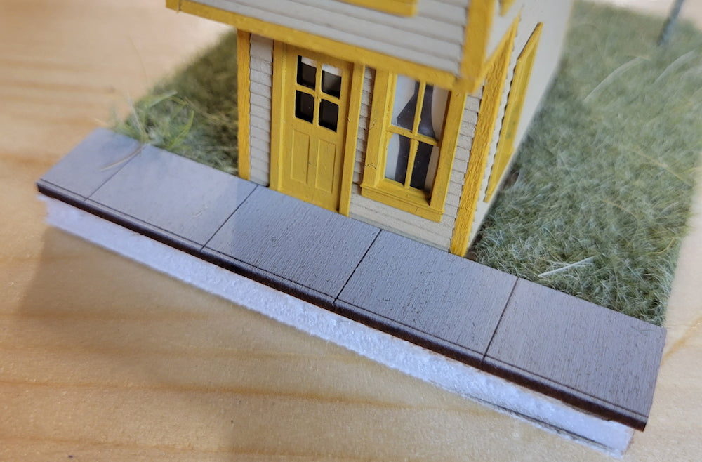 Concrete - Sidewalks, Walkways and Driveways in HO Scale