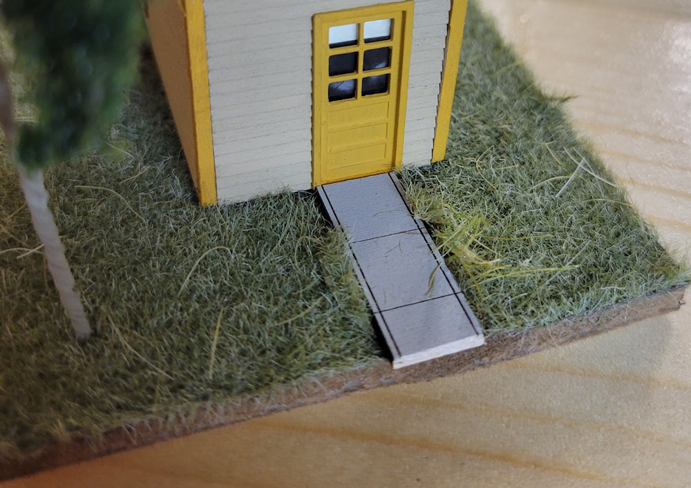 Concrete - Sidewalks, Walkways and Driveways in HO Scale