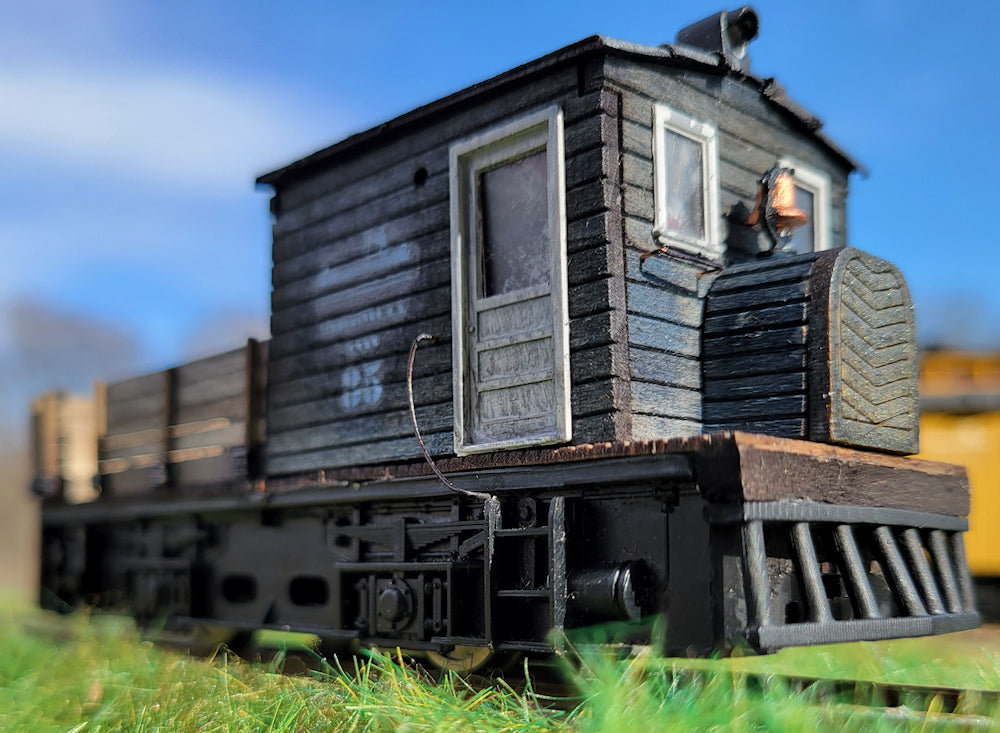 Flatbed Doodlebug in HO scale