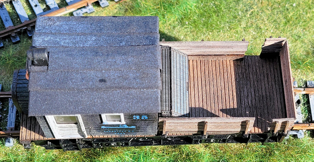 Flatbed Doodlebug in HO scale