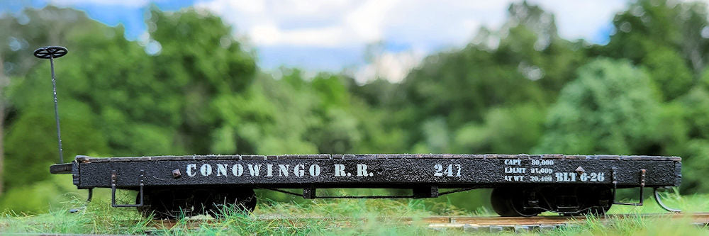 24-Foot Flatcar in On30
