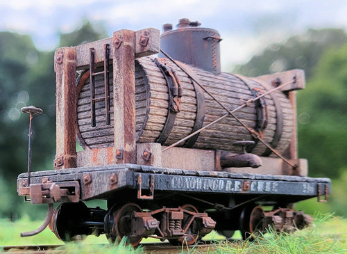 24-Foot Wood Tank Car in HO/HOn3 Scale