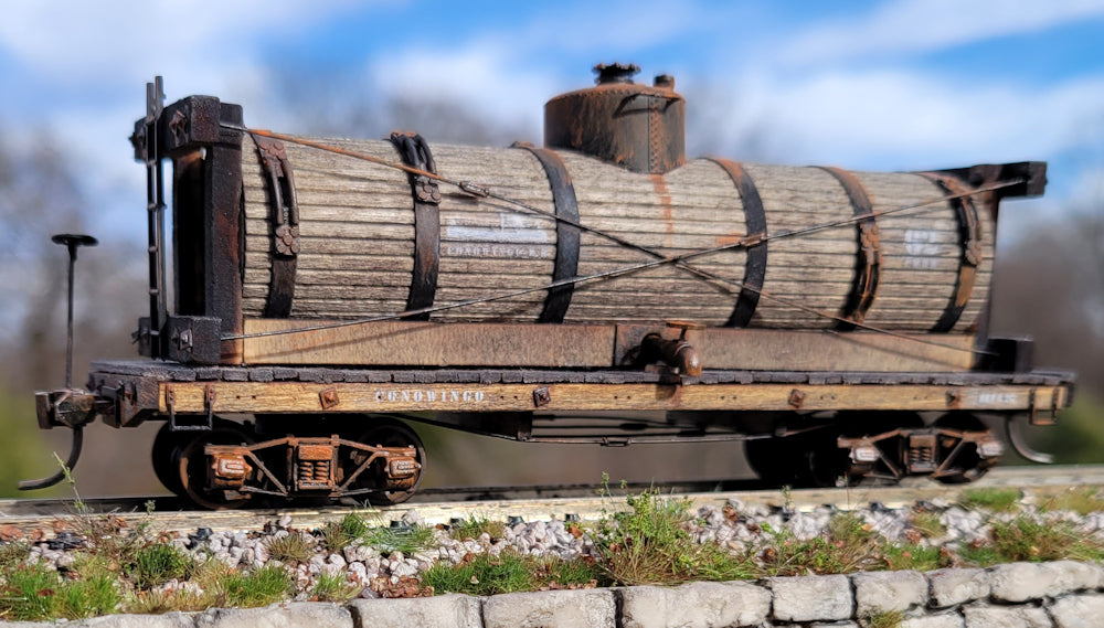 36-Foot Wood Tank Car in HO/HOn3 Scale
