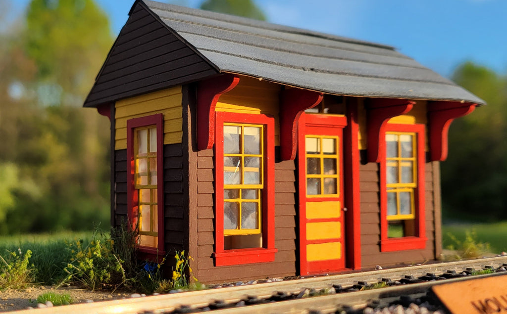 Molly's Trolly Shelter in O scale