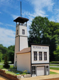 Georgetown Fire House in HO scale