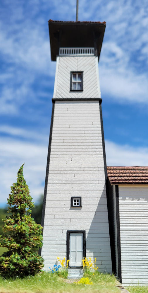 Georgetown Fire House in HO scale