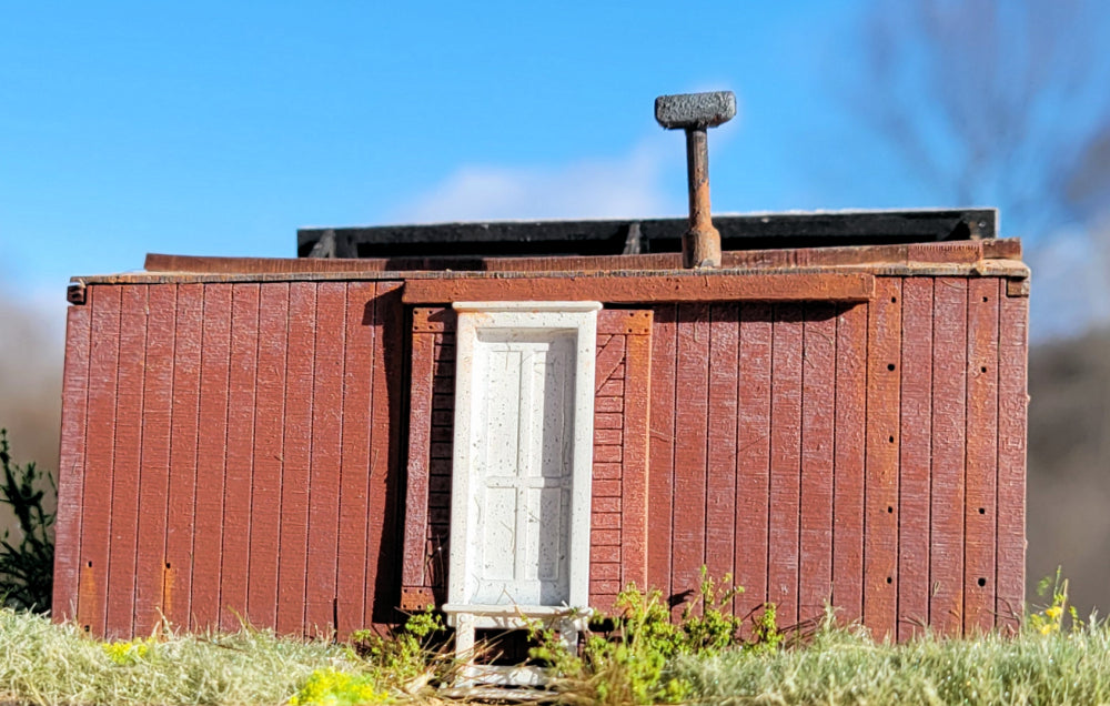 Repurposed 24-Foot Boxcar in HO scale