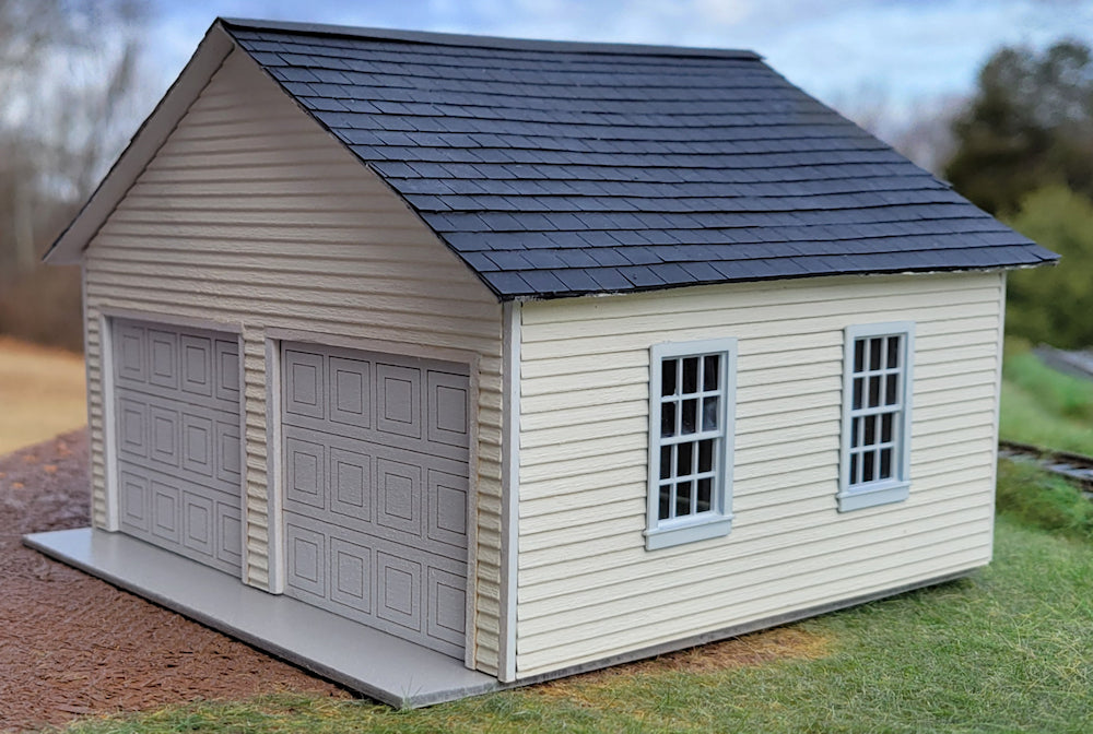Two Car Garage in O Scale