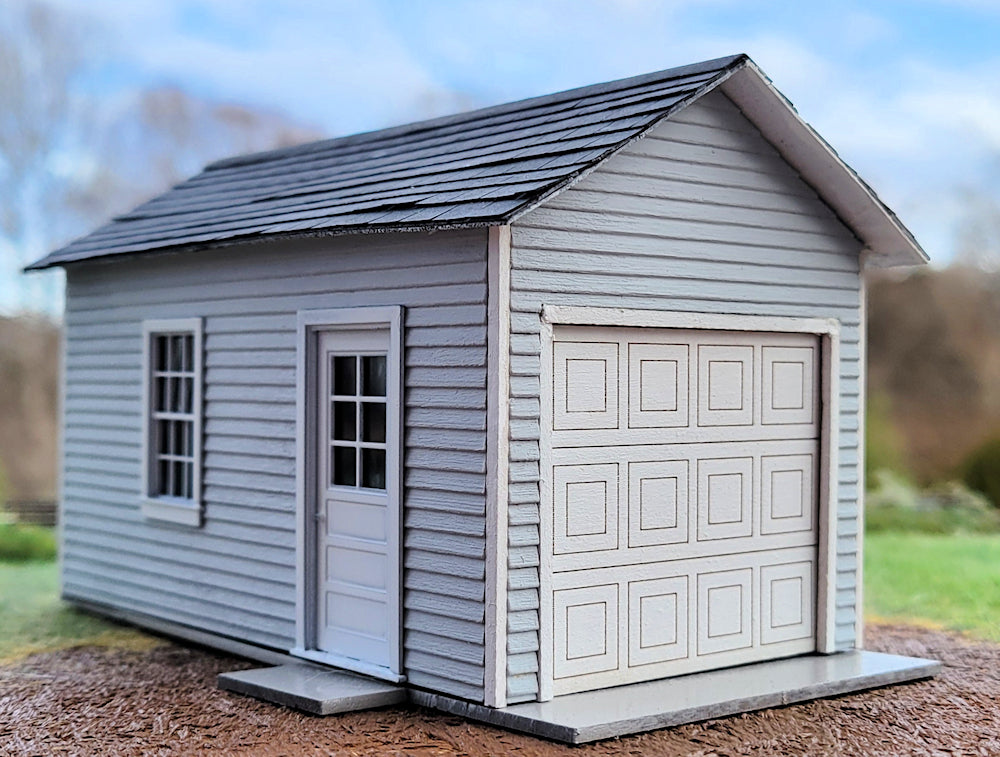 Single Car Garage in O Scale