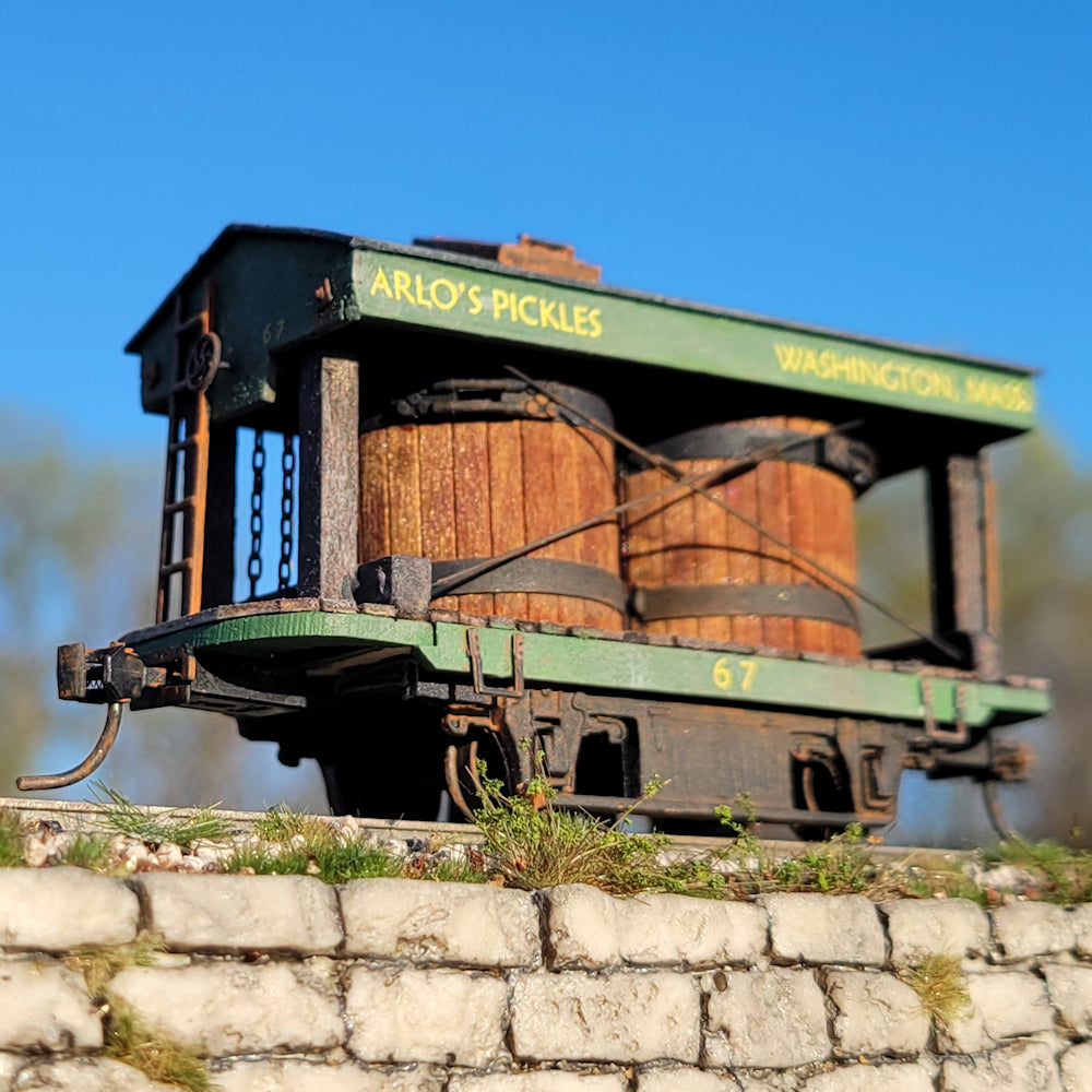 Bobber Pickle Car in HO Scale