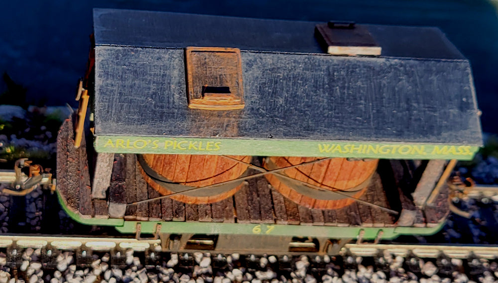 Bobber Pickle Car in HO Scale
