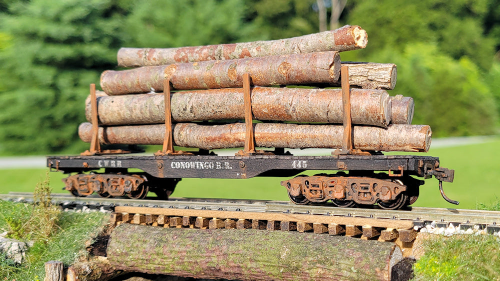 44-Foot Heavyweight Logging Car in HO scale