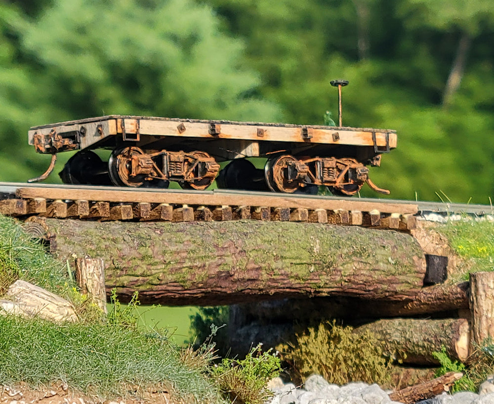 24-Foot Flatcar in HO/HOn3 scale