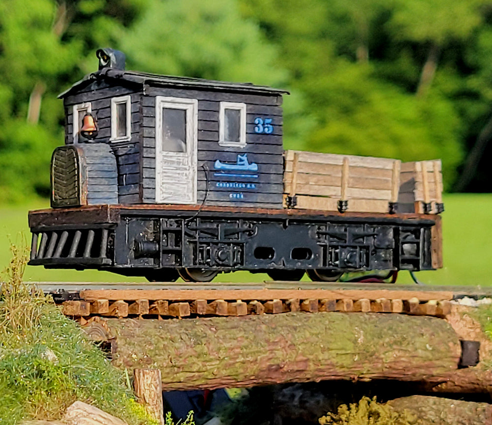 Flatbed Doodlebug in HO scale