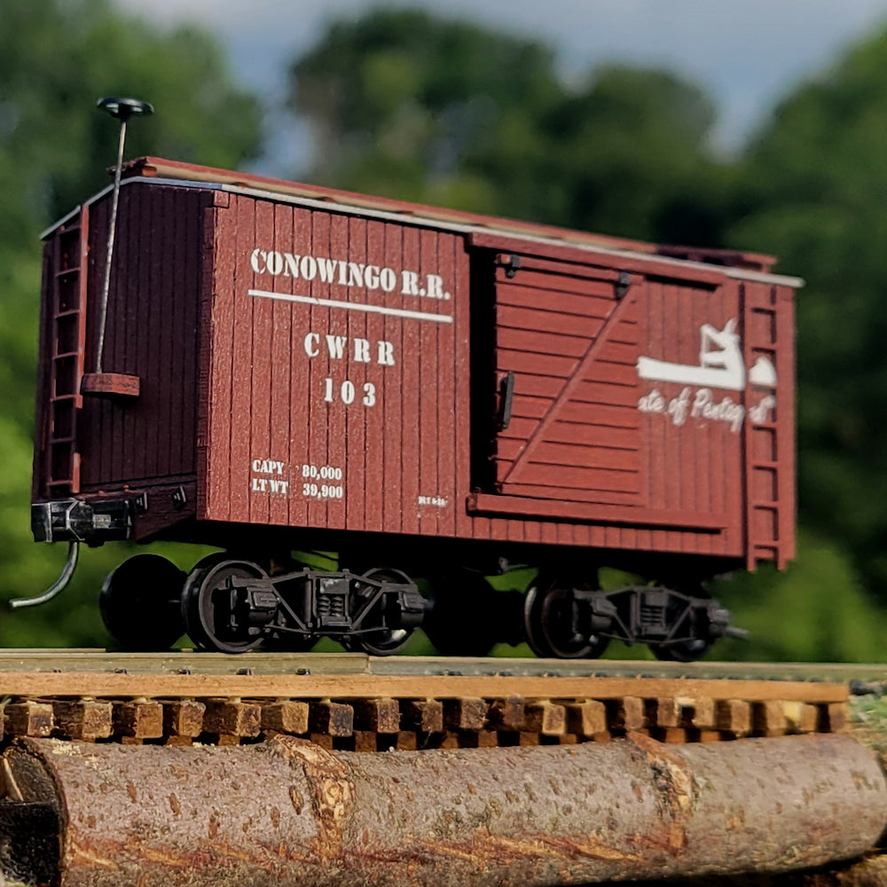 24-Foot Boxcar in HO/HOn3 Scale
