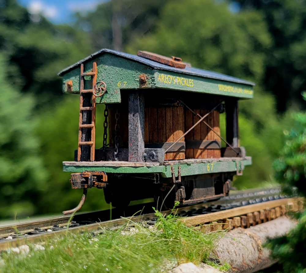 Bobber Pickle Car in HO Scale