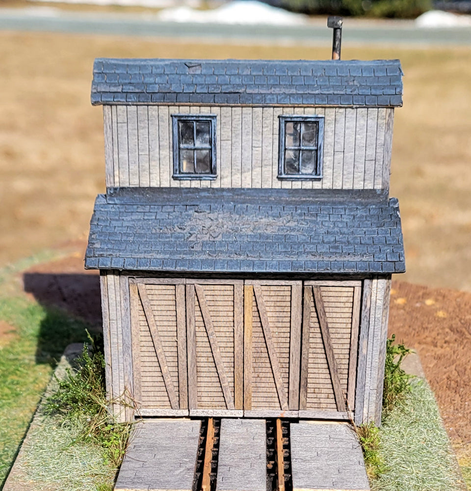 Handcar Shed in HO scale