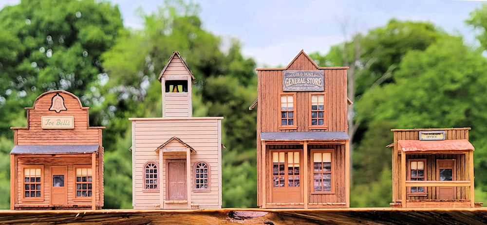 Gold Dust Background Flats Pack 3 in HO scale ***PREORDER***