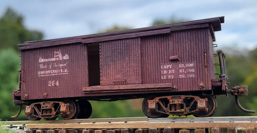 26-Foot Wood Boxcar in HO/HOn3 Scale