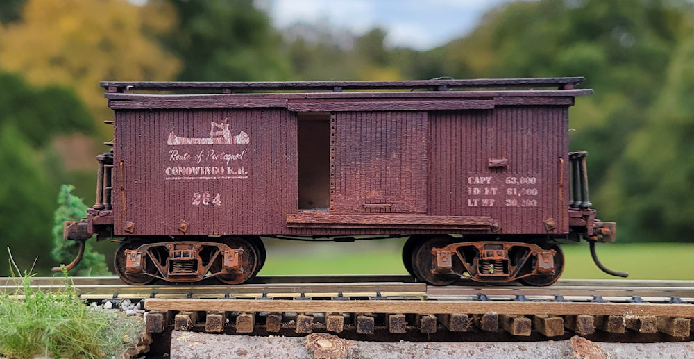 26-Foot Wood Boxcar in HO/HOn3 Scale