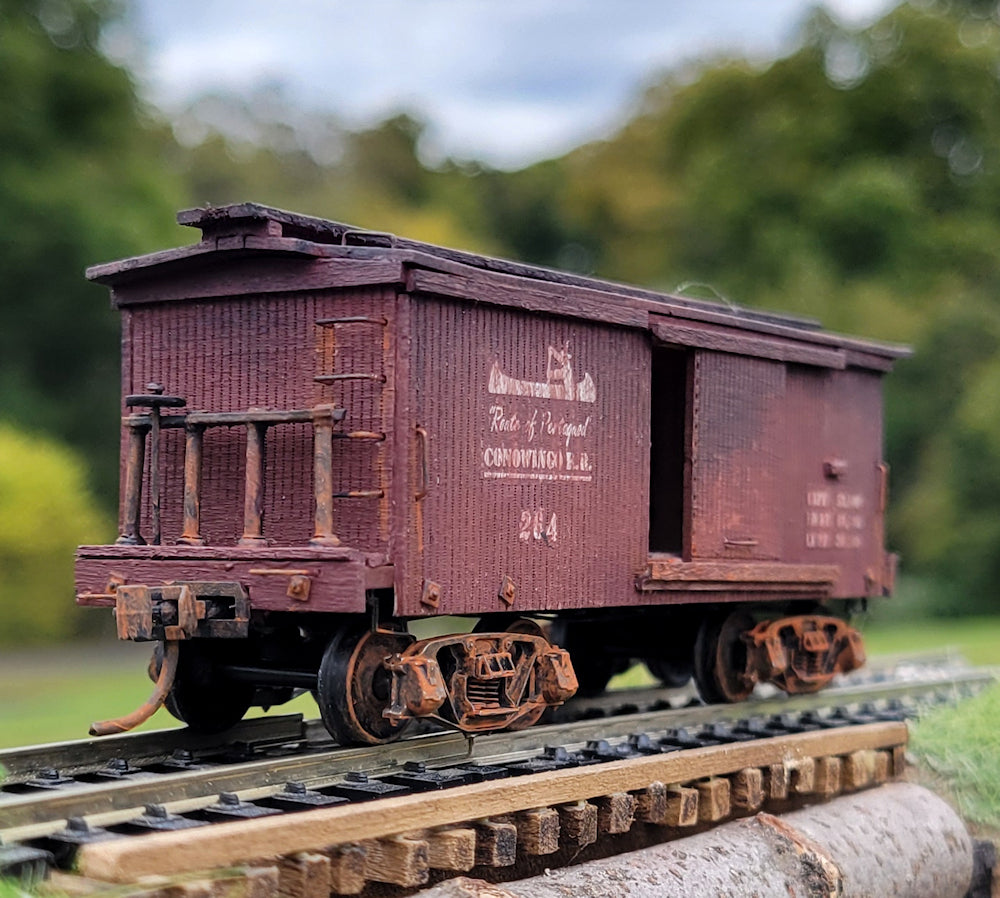 26-Foot Wood Boxcar in HO/HOn3 Scale