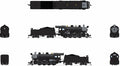 Broadway Limited Imports 8391 2-8-0 Consolidation, Paragon4 Sound/DC/DCC, N scale UNLETTERED