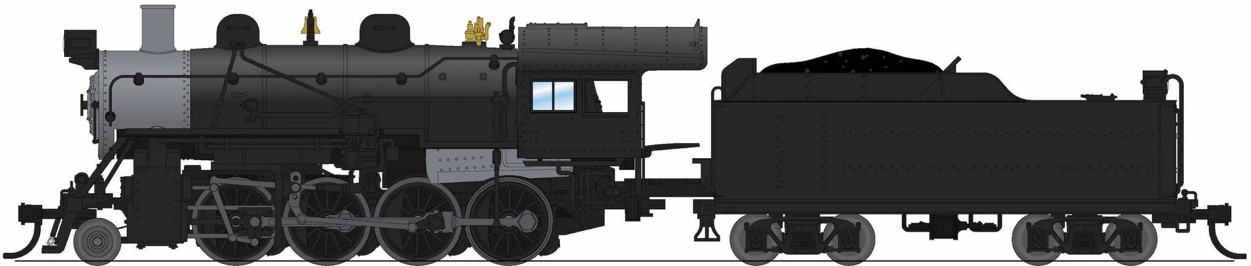 Broadway Limited Imports 8391 2-8-0 Consolidation, Paragon4 Sound/DC/DCC, N scale UNLETTERED