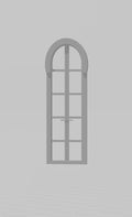 Arched Double Doors in HO scale