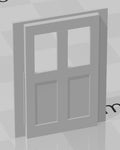 Baggage Door - Square in HO scale