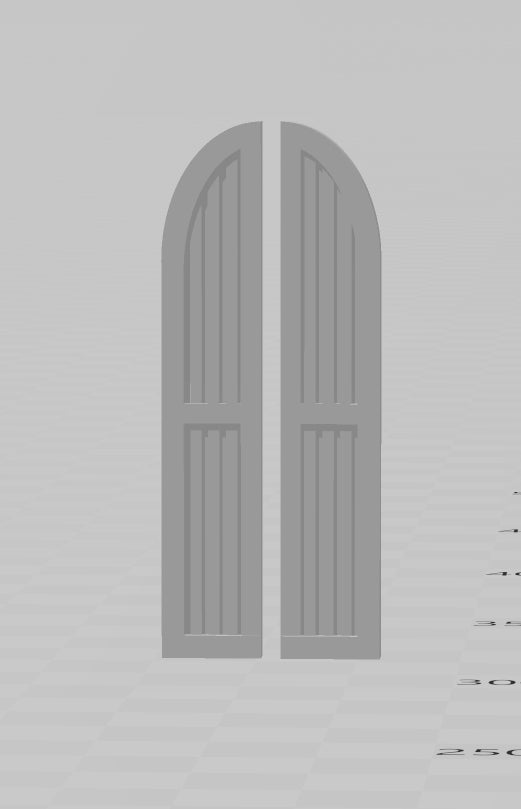 Curved Shutters in HO scale