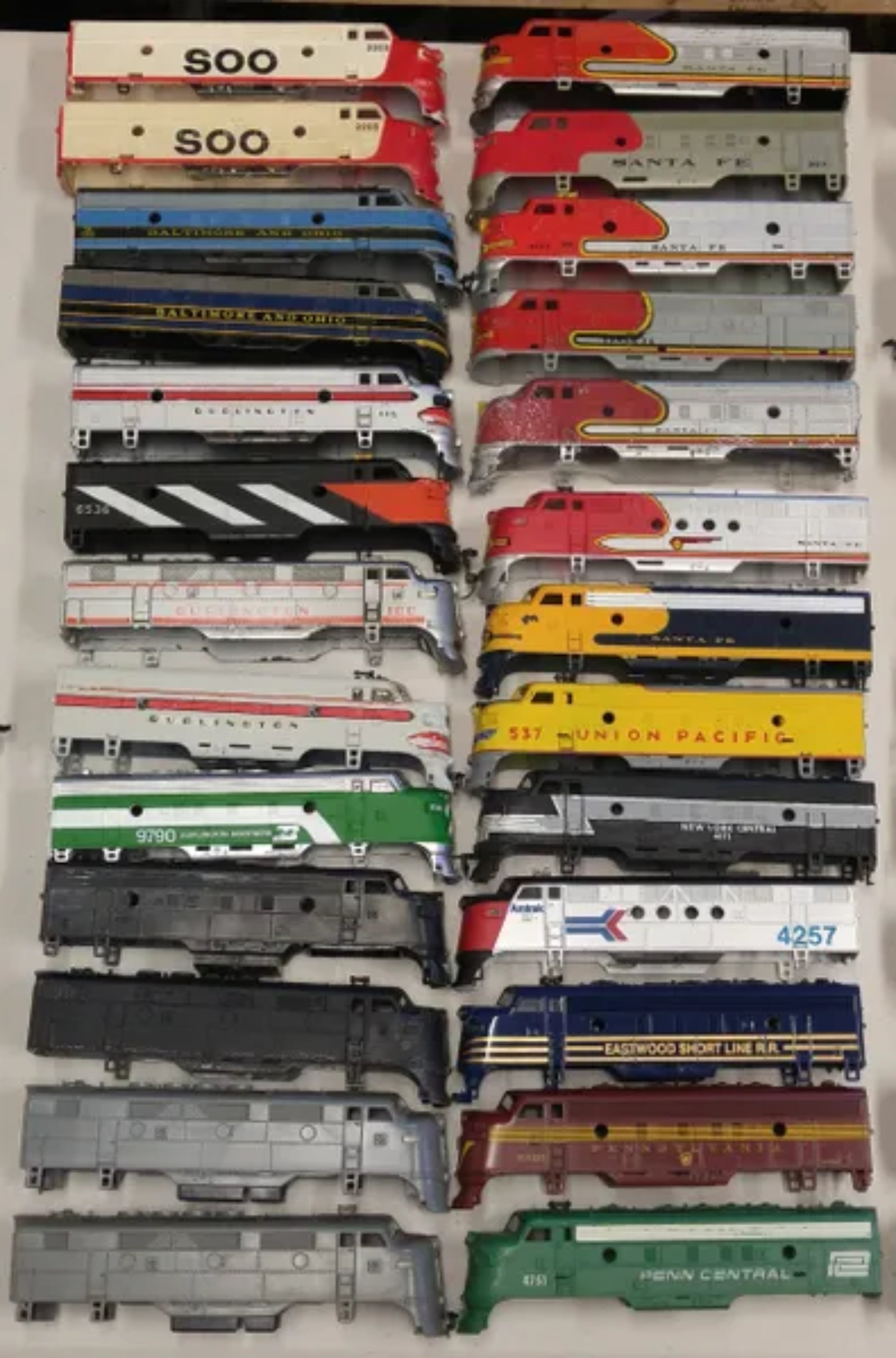 EMD F-Units Lot Various Manufacturers