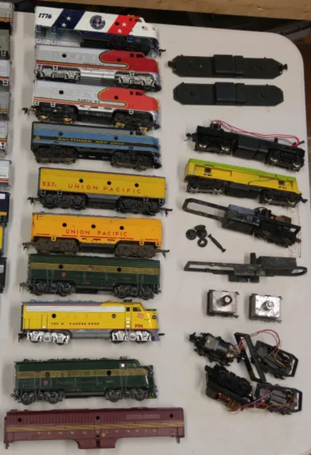 EMD F-Units Lot Various Manufacturers