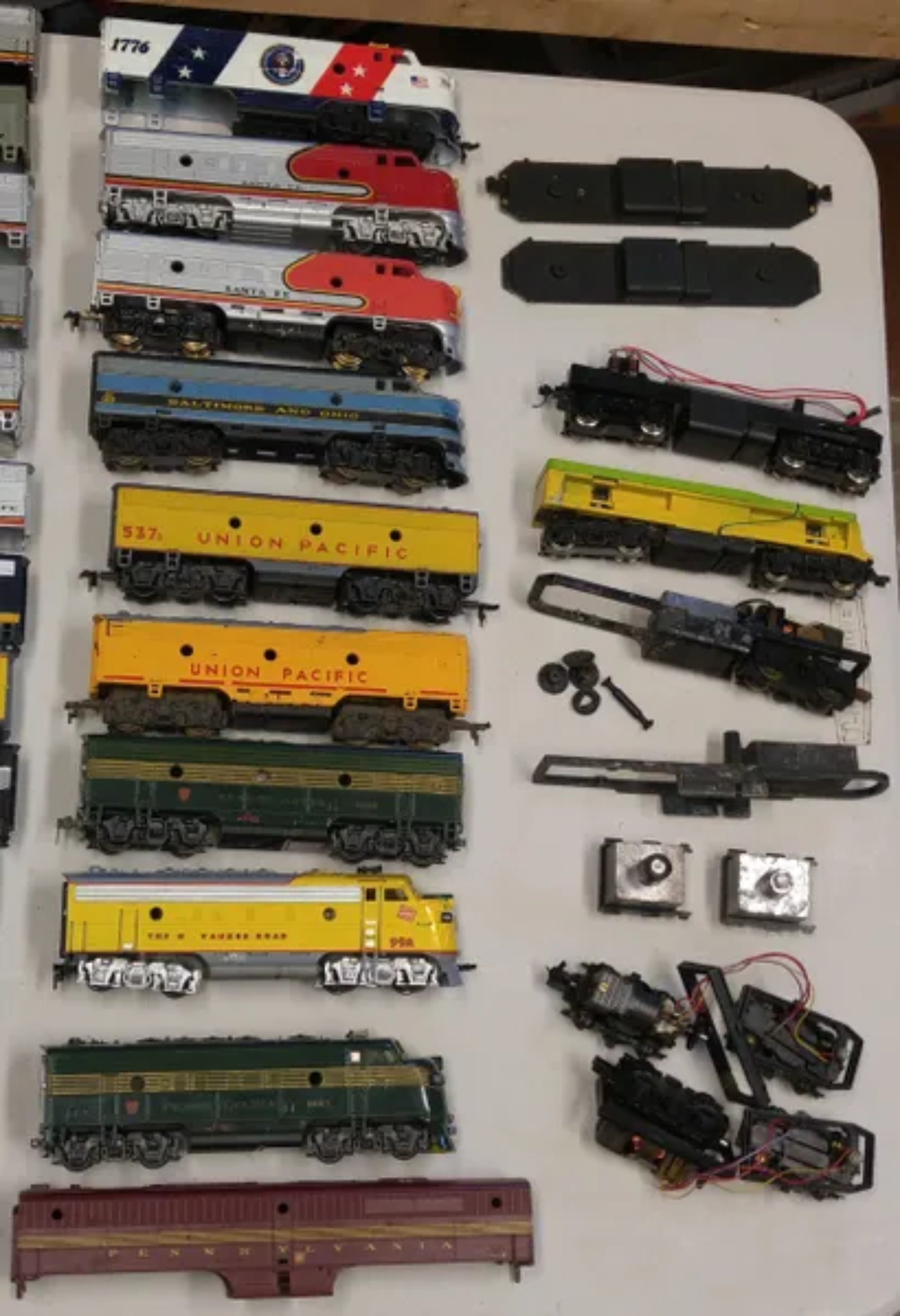 EMD F-Units Lot Various Manufacturers