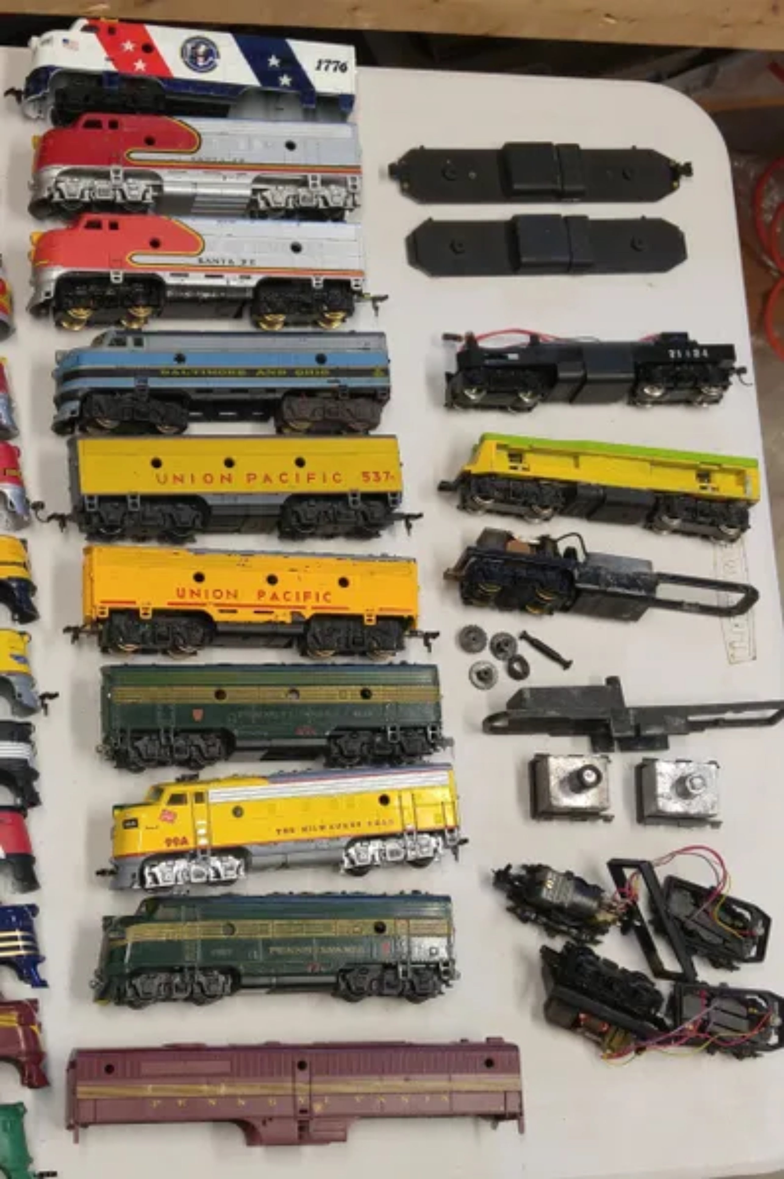 EMD F-Units Lot Various Manufacturers