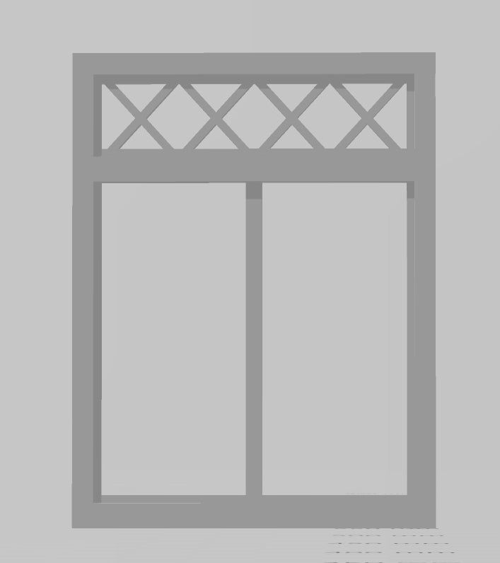 Shaftsbury Double Window in HO scale